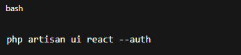 react with laravel