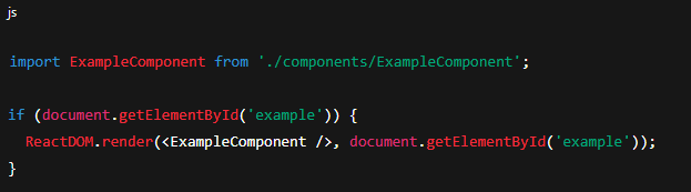 laravel with react js