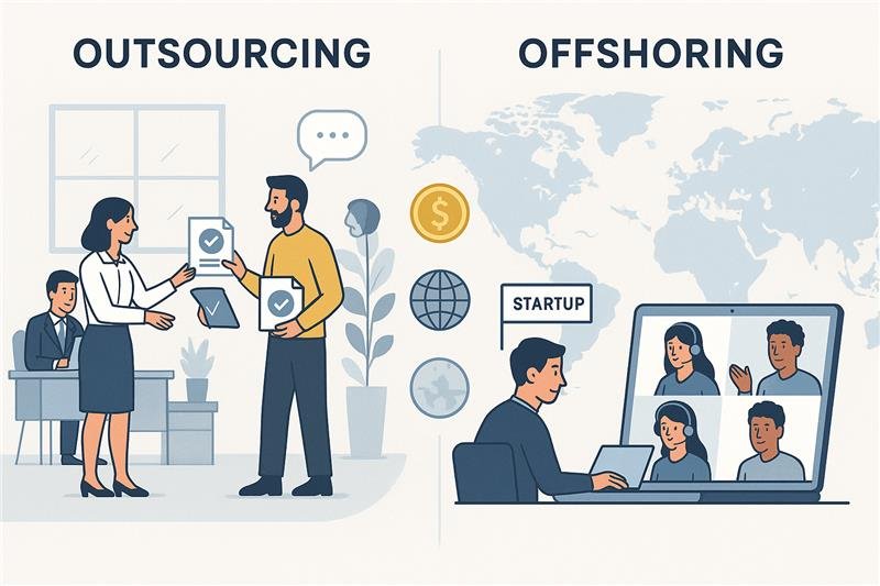 Difference Between Outsourcing And Offshoring